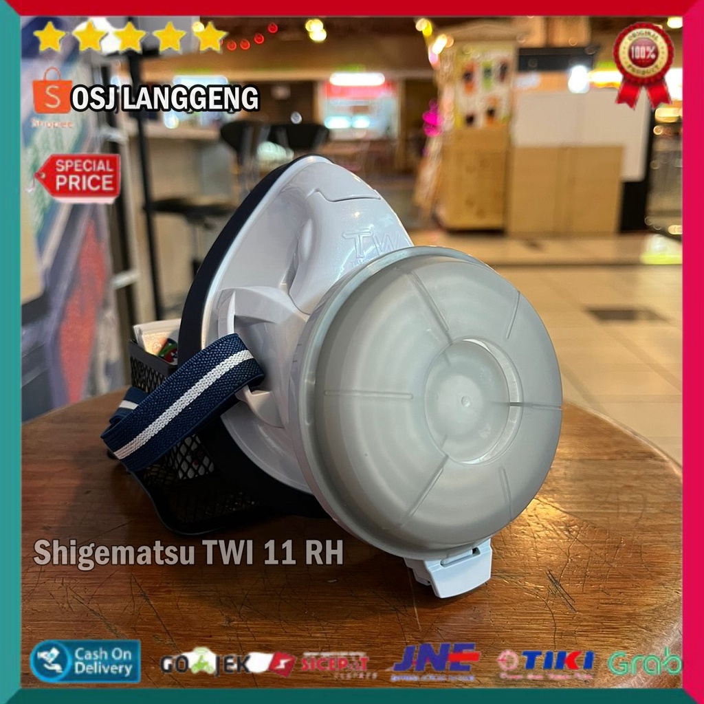 Masker Shigematsu TWI 11 RH - Replaceable Dust Respirator Shigematsu Twi 11Rh