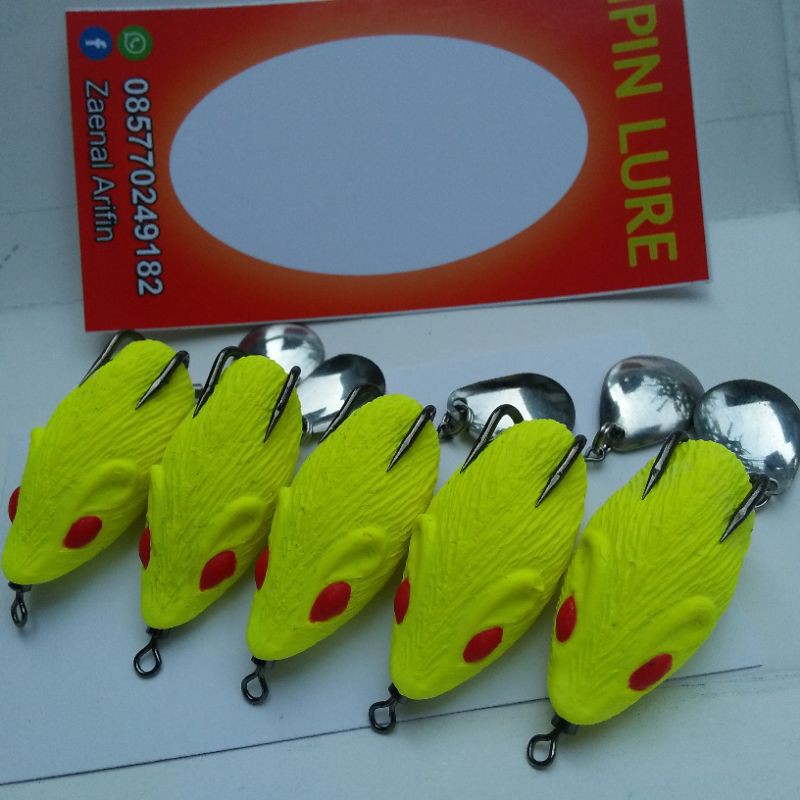 soft frog ipin lure BERRIT 3D 3.5 cm