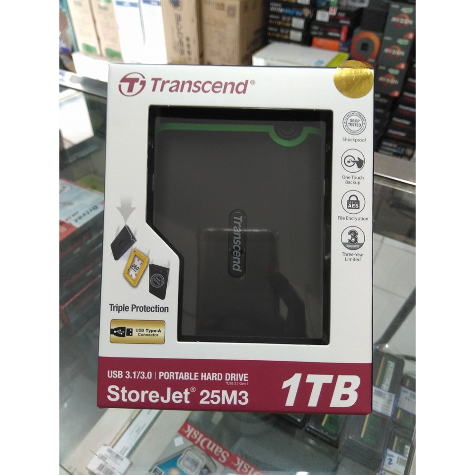 Hard Disk Eksternal Transcend 1Tb HDD eksternal