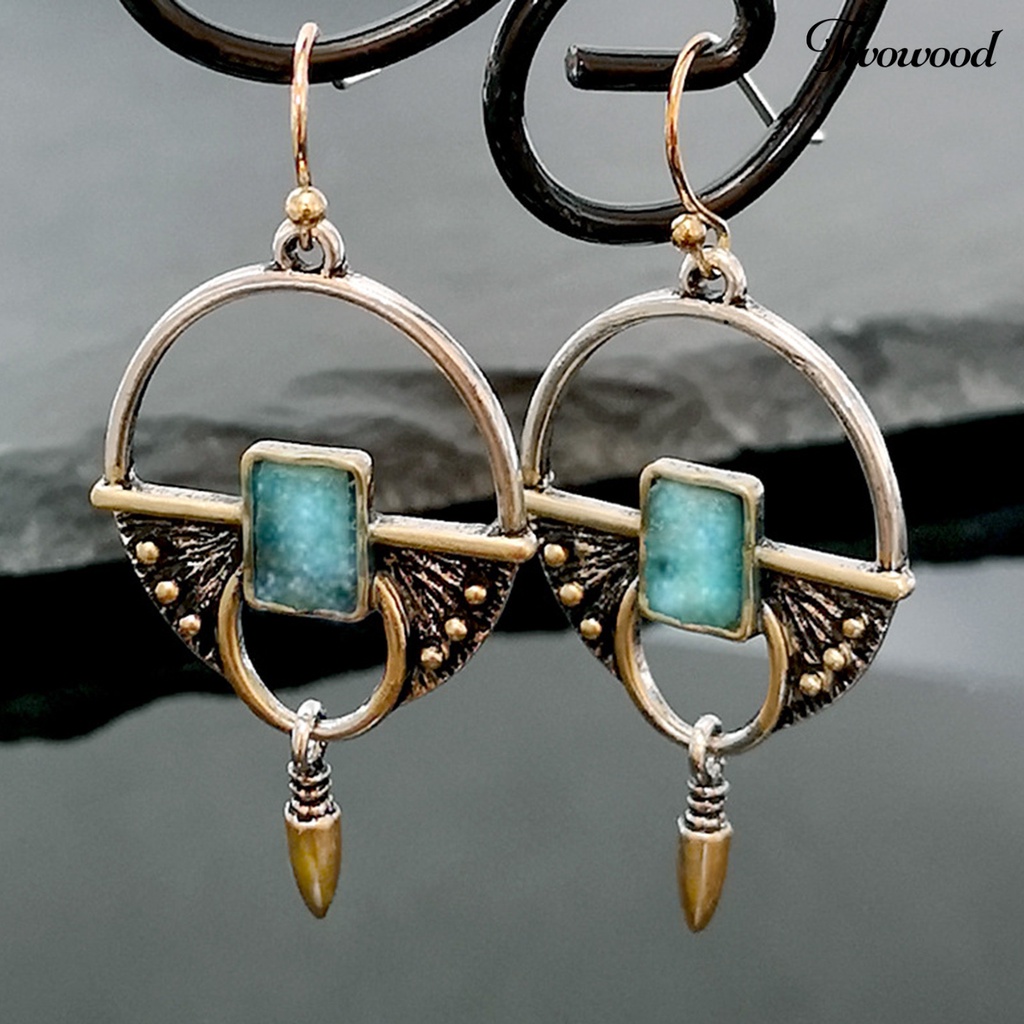 1 Pasang Anting Menjuntai Gaya Vintage Boho Retro Untuk Wanita