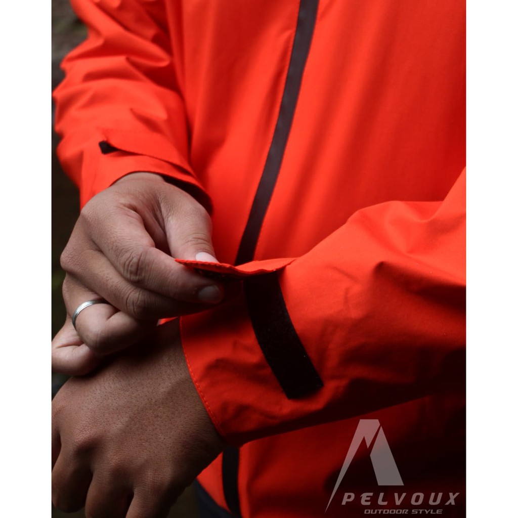 Thomgear Pelvoux Norris Rain Jacket Waterproof Windproof Jaket Tahan Air Norris Thomgear