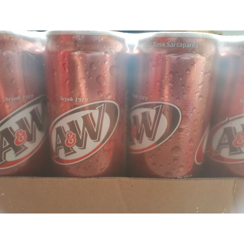 Jual Aandw Kaleng Dus Aw Minuman Bersoda 1 Dus Shopee Indonesia