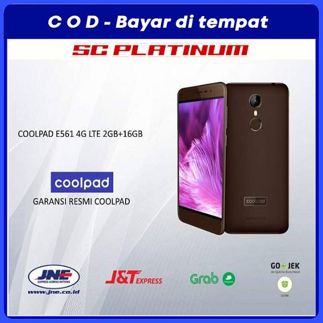 Cod Bayar Di Tempat Coolpad Fancy E561 Grs 1 Th Ram 2gb Rom 16gb 4g Lte Bhs Indo Fingerprint Shopee Indonesia