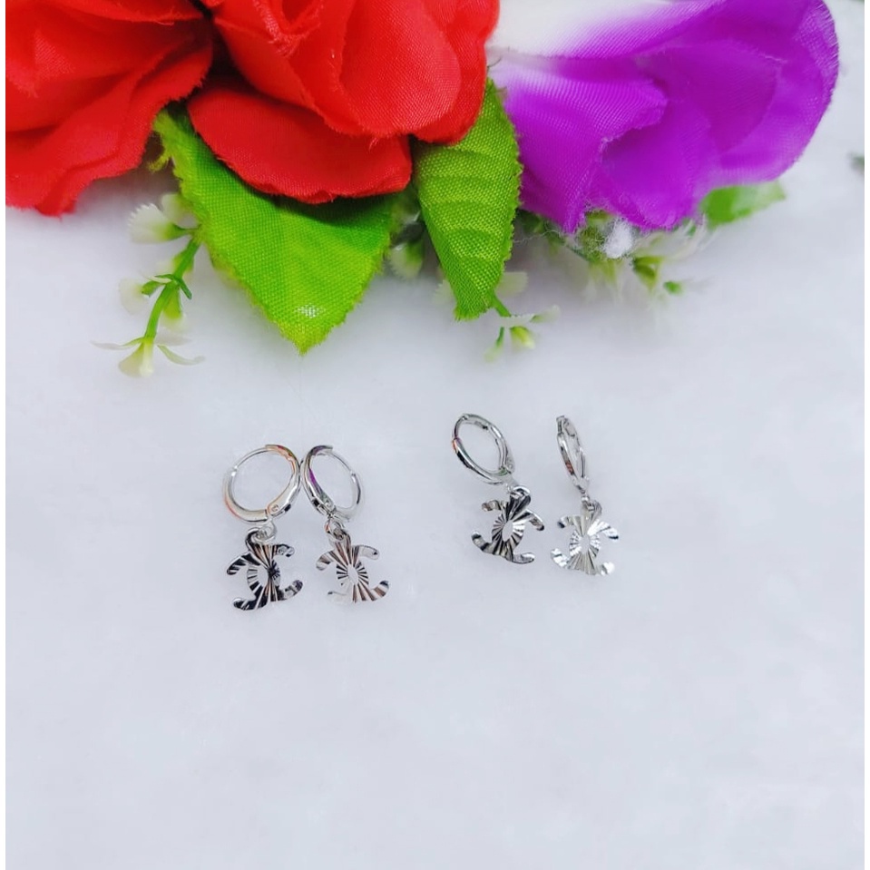 Anting xuping kupu&amp;cc lapis emas perhiasan fashion