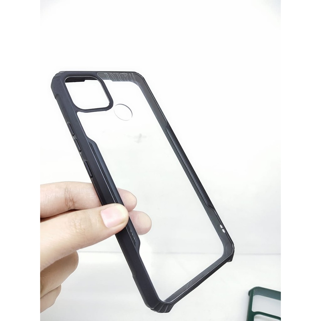 Anti Shocking Realme Narzo 30A C55 Hardcase Realme Narzo 20 List Hitam Acrylic Case