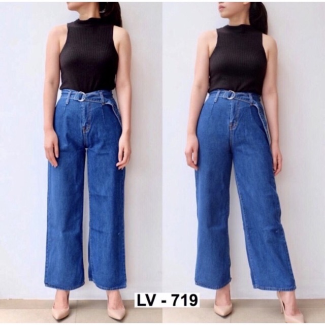 SEVINS - Kulot jeans Vera / Kulot jeans cewek / Highwaist jeans