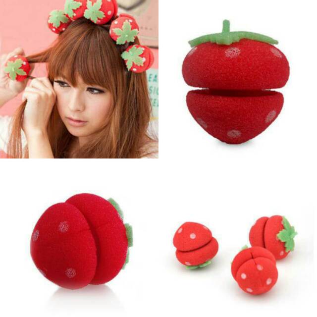 Magic Sponge Strawberry Curly Hair