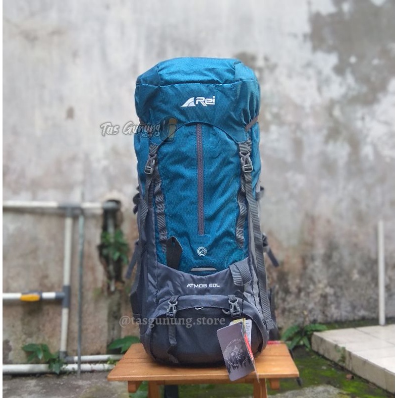 PROMO Tas Carrier Arei Atmos 60L / Tas Gunung Rei Atmos 60L / Tas Gunung Arei Atmos 60L Raincover