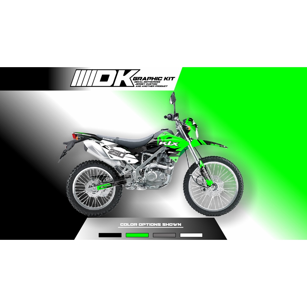 Decal Stiker Kawasaki KLX 150 BF