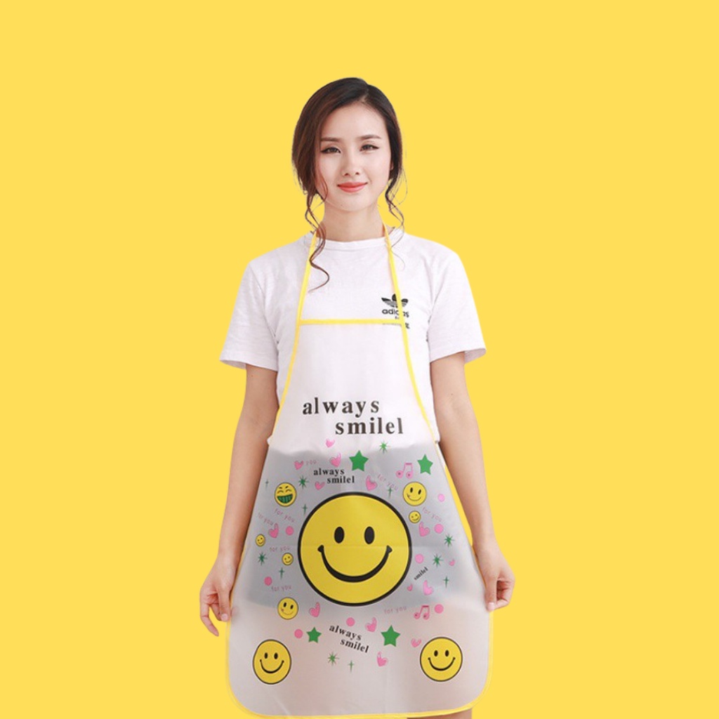 Celemek Anti Air Apron Masak Waterproof Karakter Hewan Lucu