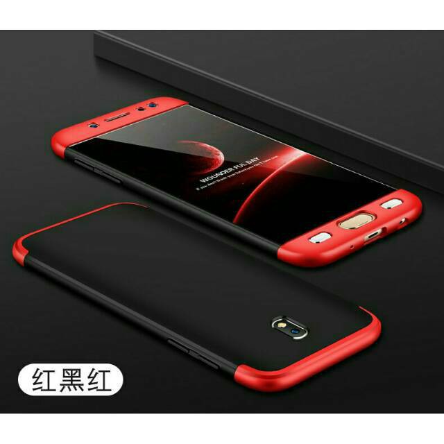 Cuci Guadng Samsung Galaxy J7 Pro/J730/J7 2017 Hard Case Armor 360 GKK 3in1 Full Cover