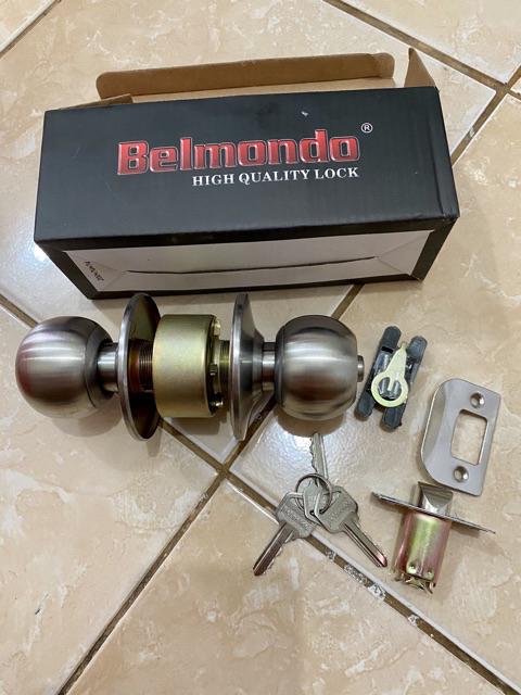 Kunci Pintu Kamar Mandi Bulat Gagang Tarikan Handle Handel Putar Kunci Bulat