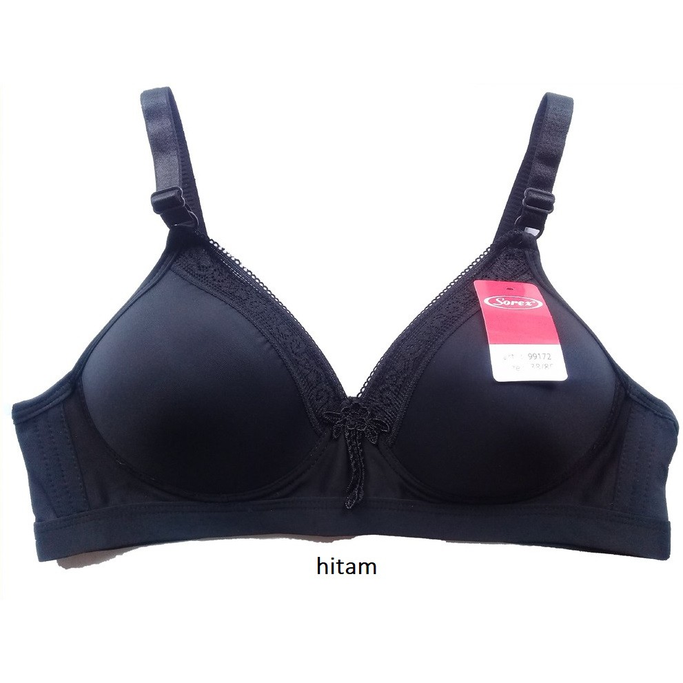 BB BRA SOREX 99172 CUP BESAR BIG SIZE CUP TANPA KAWAT BUSA TIPIS SILKY LEMBUT UNDERWEAR WANITA