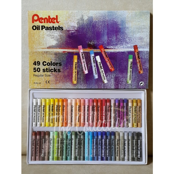 

ATK0317PT isi 50 PENTEL PHN 50 Oil Pastel Art 49 warna crayones art