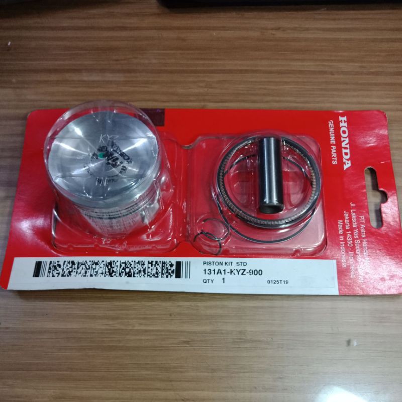 PISTON RING SEHER KIT KYZ SUPRA X 125 HELM IN BLADE 125 FI INJEKSI SIZE OS STANDAR STD 50 100 ORIGINAL ORI ASLI HONDA AHM-STANDAR/STD