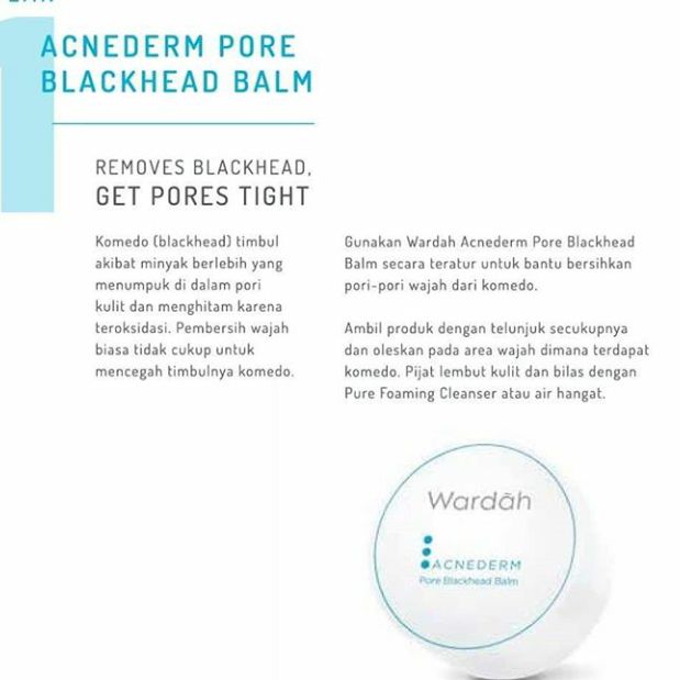 Wardah Acnederm Pore Blackhead Balm