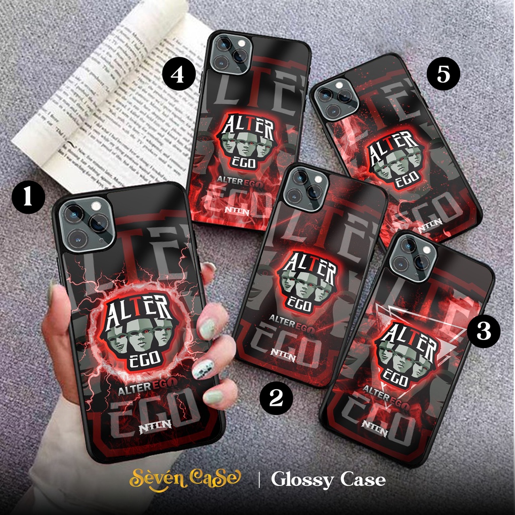 7 Case All Type OPPO RENO 4F 5 A16 A95 4G Case ALTER EGO Hardcase Glossy Premium Casing Kilau 2D