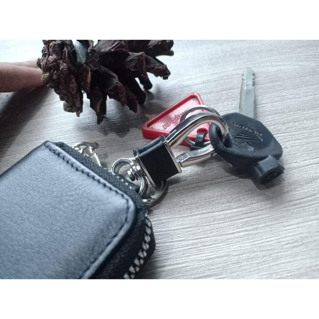 DOMPET STNK / DOMPET REMOTE KEYLESS MOBIL HONDA KULIT ASLI PREMIUM / GANTUNGAN KUNCI STNK