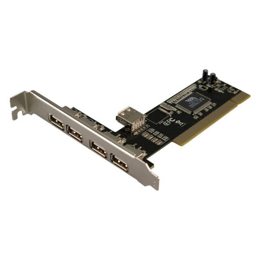 PCI USB 2.0 Card 4 Port - PCI Card USB 4 Port
