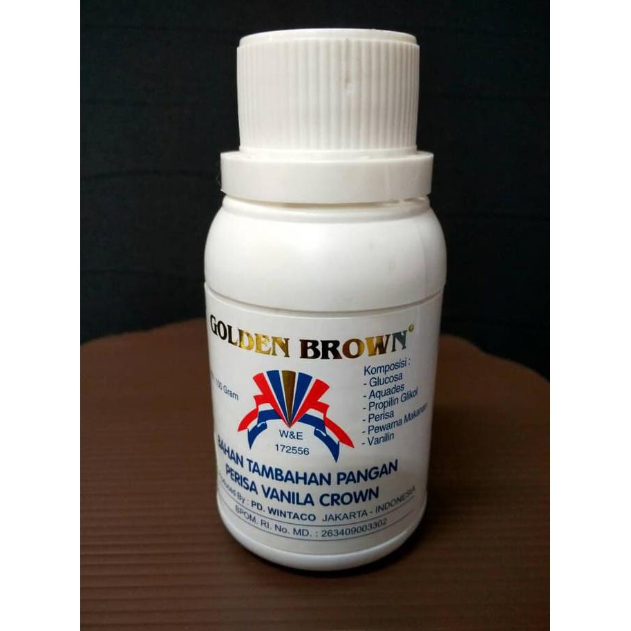 

Toko-Bahan-Kue- Golden Brown Perisa Vanila Crown 100Gr -Terlengkap-Termurah-Dijamin.