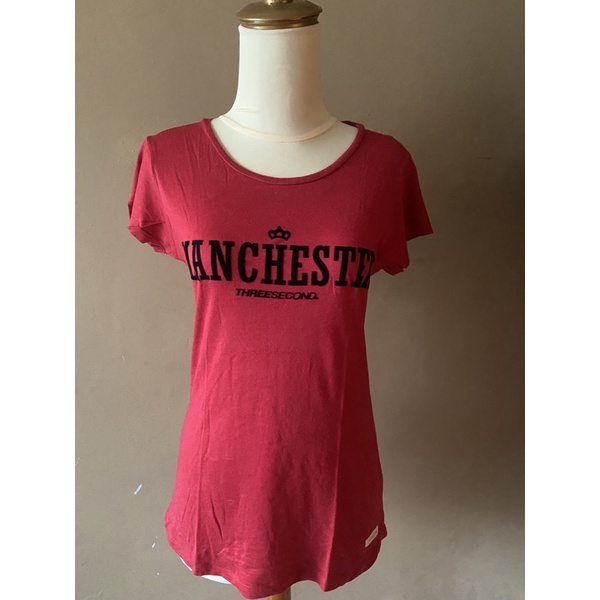 preloved kaos Three second manchester united wanita