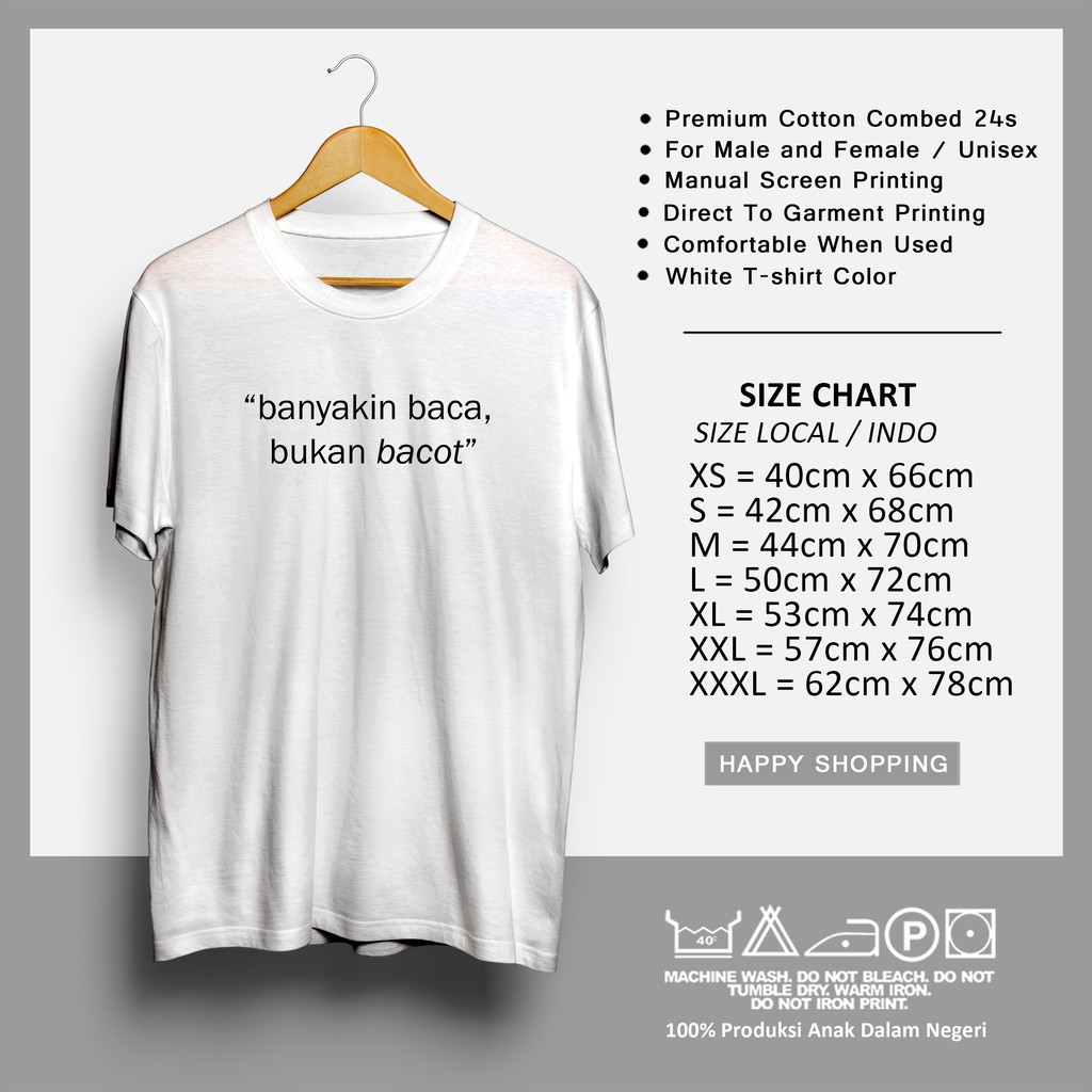 Kaos Kata Banyakin Ngaca Fk01 Xs Xxxl Baju Kata Nasehat Lucu