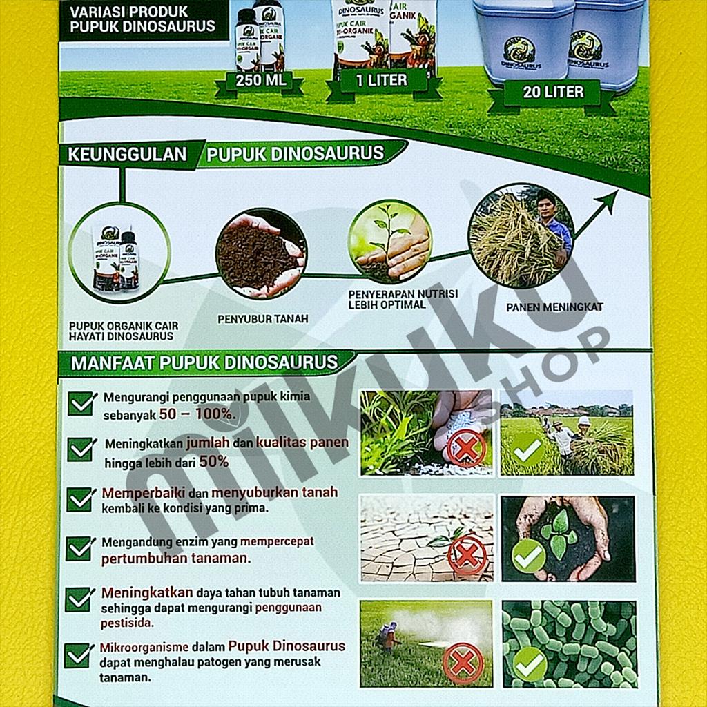 PUPUK CAIR DINOSAURUS 250 ML ORGANIK HAYATI