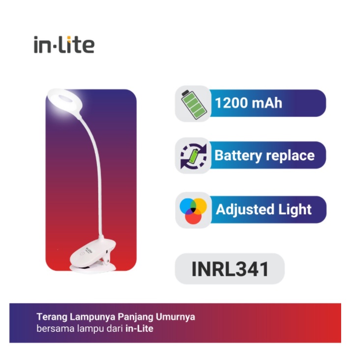 in-Lite Lampu Meja Dimmable INRL341