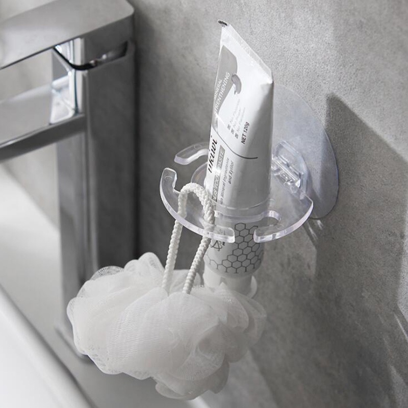 Rak Holder Sikat Gigi Dan Alat Cukur Jenggot Model Gantung Dinding Untuk Dapur / Kamar Mandi