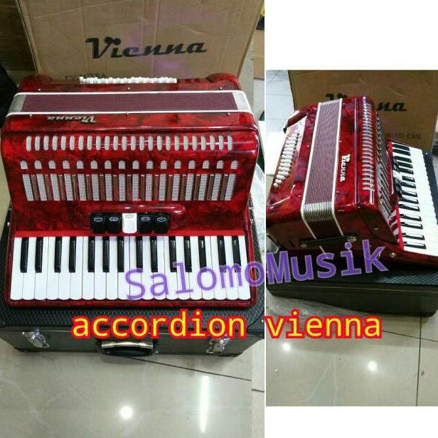 Vienna acordeon accordeon accordion 34 key , 48 bass , 5 variable tone