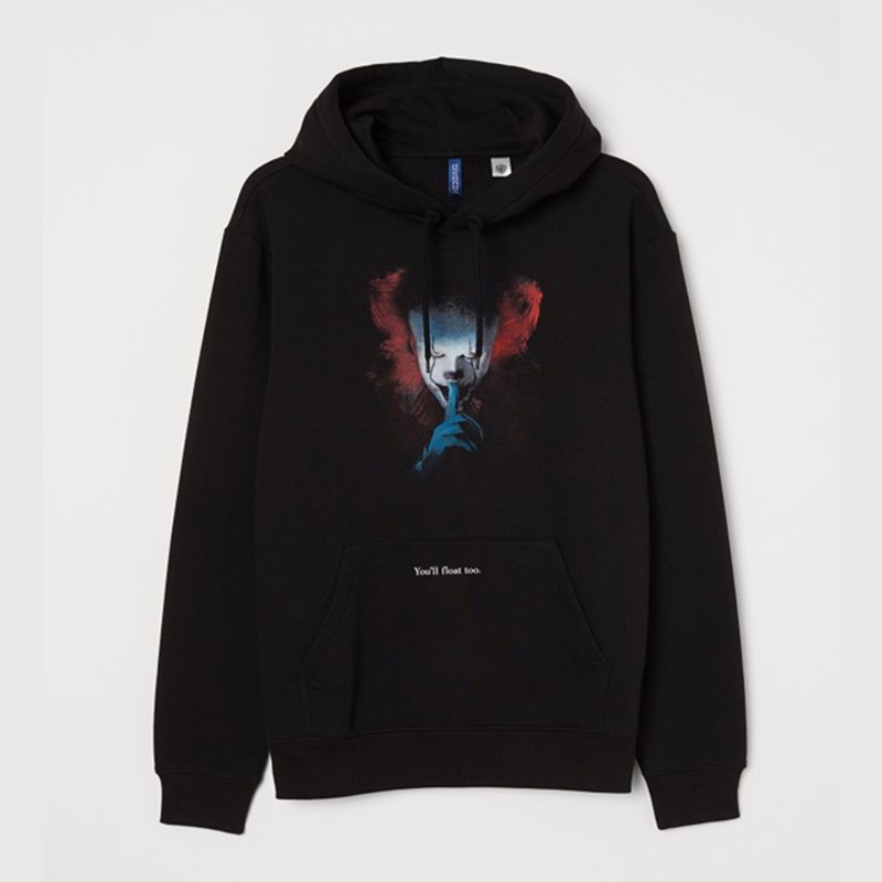 H*M IT Pennywise Black Hoodie