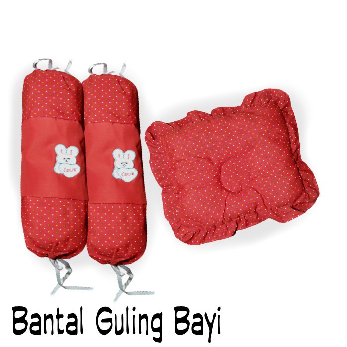 Perlengkapan Tidur Bantal + Guling Set Bayi New Born Murah