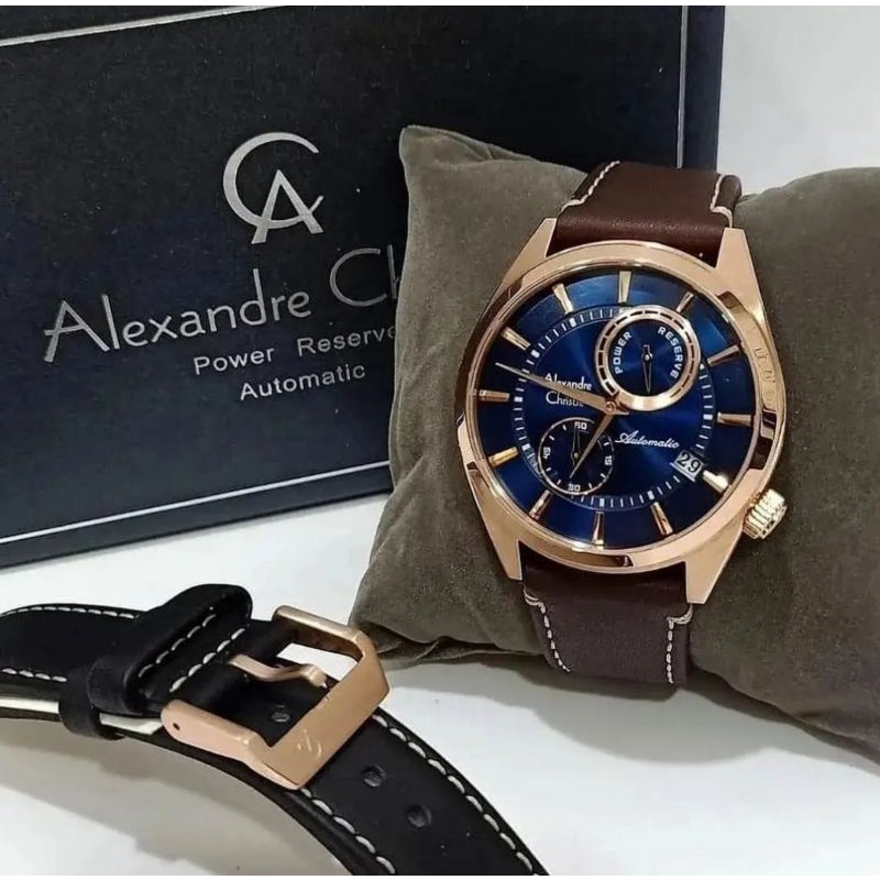 JAM TANGAN PRIA ALEXANDRE CHRISTIE AC 3041 AUTOMATIC ORIGINAL