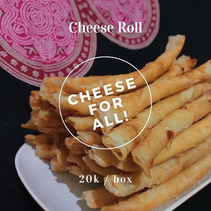 

CHEESEROLL CRUNCHY 20k/box (isi 10)