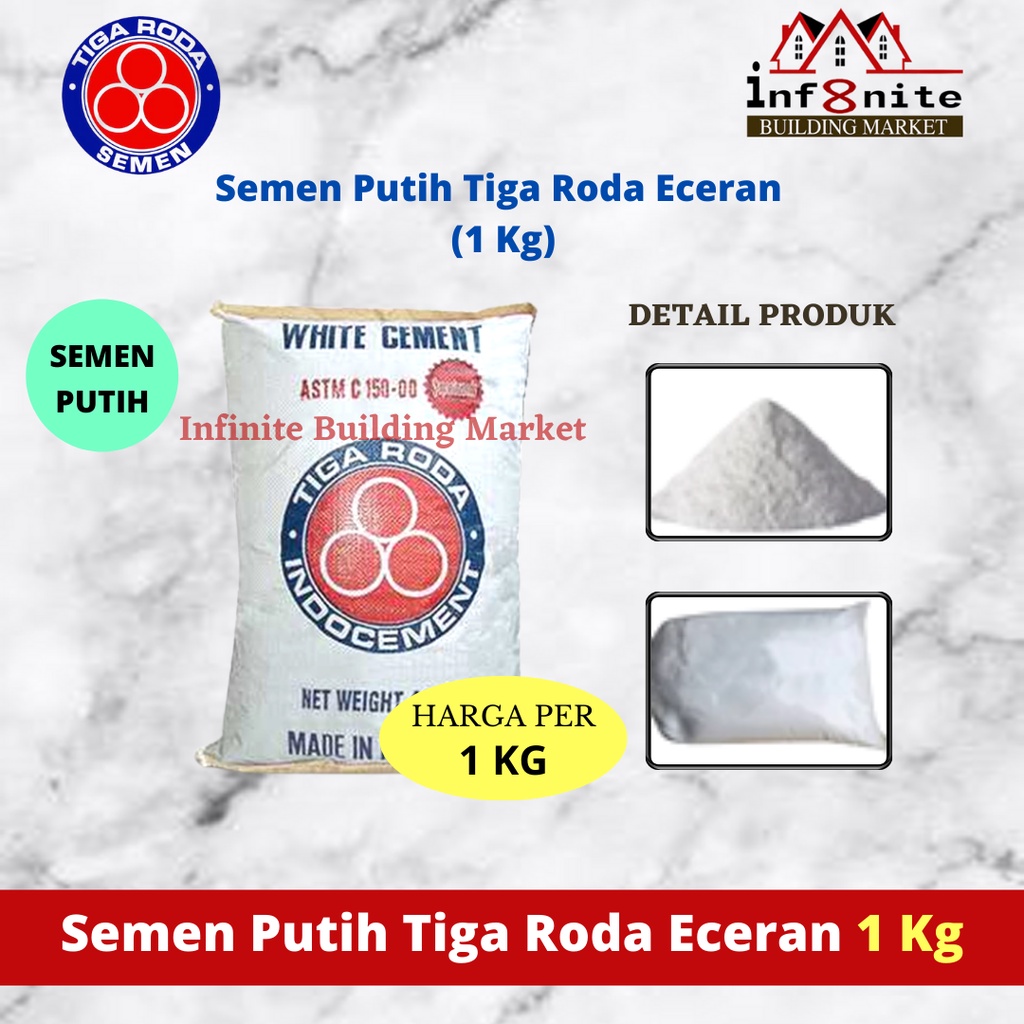 Semen Putih Tiga Roda Eceran Per 1 Kg Semen Putih 3 Roda Eceran 1 Kg