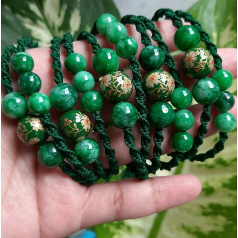 gelang macrame batu plus tensha