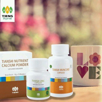 Tiens Paket Obat Kuat Vulcano 1 (1 btl Muncord + 1 btl zinc + 1 box Nhcp)