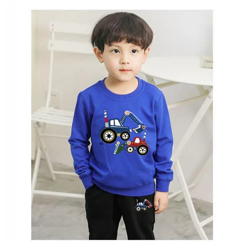 Mukzhop - Setelan TRACTOR Kids // baju anak cowok // terlaris // model baru // setelan kids