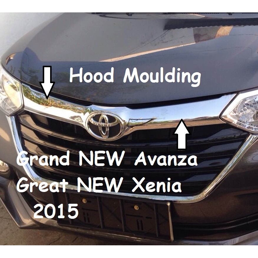 Hood moulding / list kap mesin depan  Grand NEW Avanza / Great NEW Xenia  2015 2016