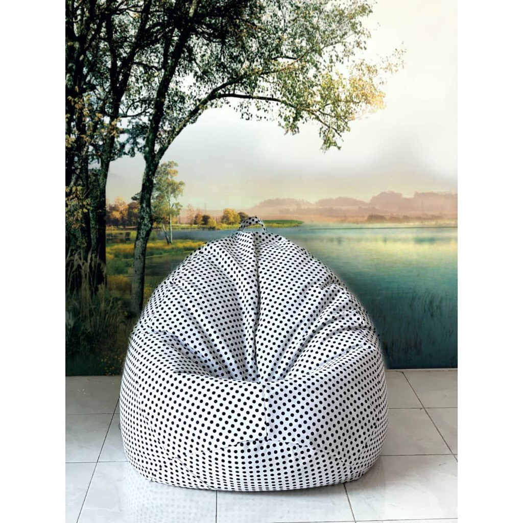 Cod Kursi Santai Beanbag Pear Motif Cover Only Size Dewasa Sarung Bean Bag Shopee Indonesia