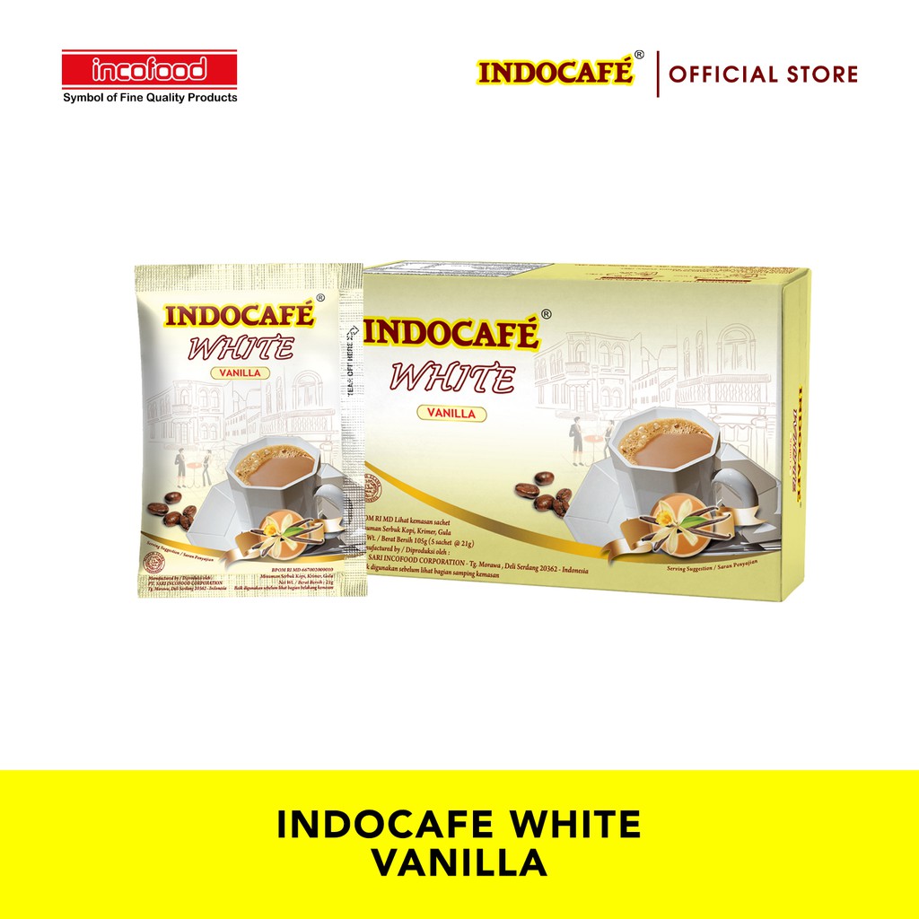 Indocafe White Vanilla (5 sachet)