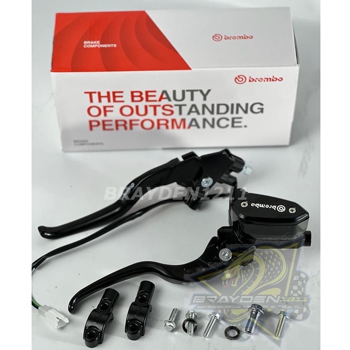 Master rem brembo rcs18 full cnc beat vario mio xeon scoopy vixion fu rxking ninja/MASTER REM brembo