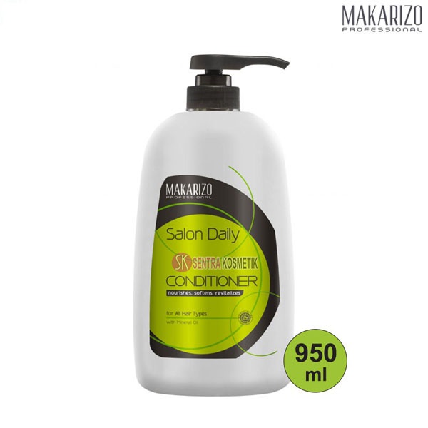 [950ML] [BPOM] Makarizo Professional Salon Daily Professional Conditioner Pump Bottle 950 mL | Kondisioner_Cerianti