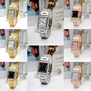 PA Jam Tangan Wanita Analog Quartz Casual Fashion Strap Rantai Stainless Steel Import Couple Pria HP016