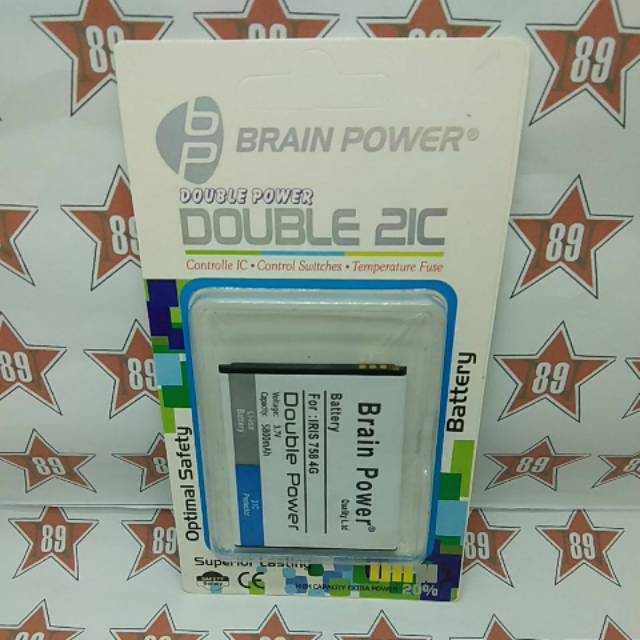 Battery batre Lava iris 758 4G - Leb 105 Brain power