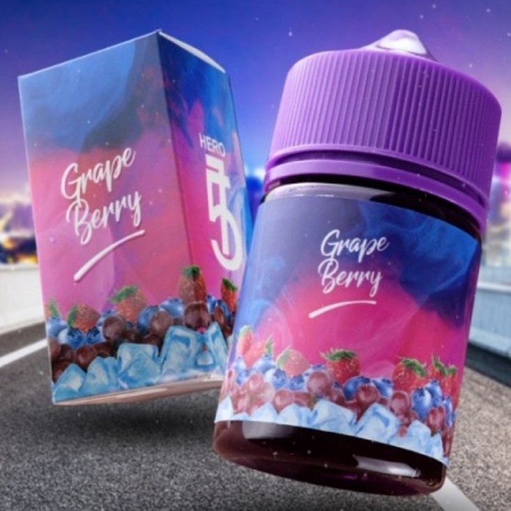 LIQUIDS BERRY ANGGUR 60MILI GRAPES ENAK