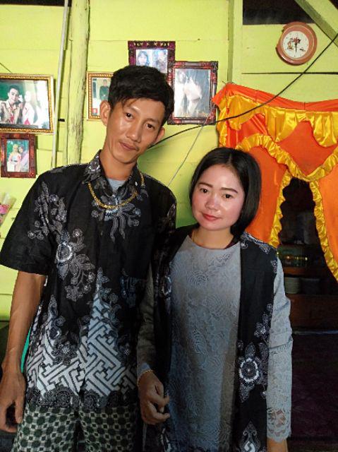 Zola_batik Couple Kebaya Brokat Selendang Ayushita - Monaka