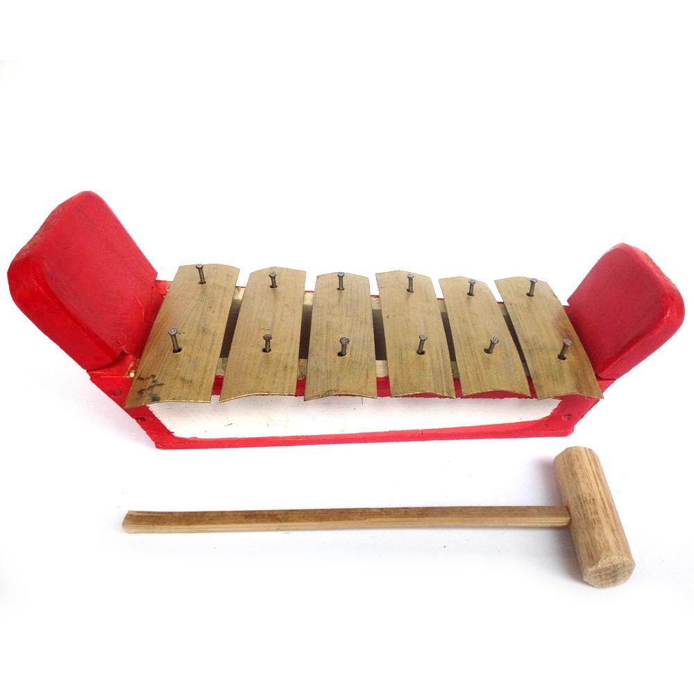 Mainan Tradisional Miniatur Gamelan Gambang Anak - 6 Bilah