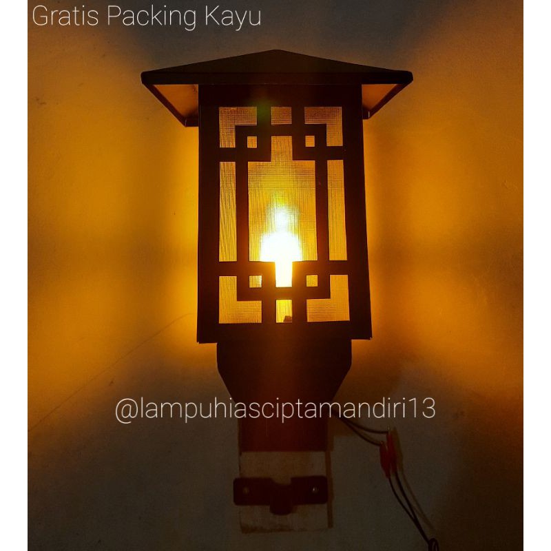 Lampu dinding / lampu tempel / lampu outdoor