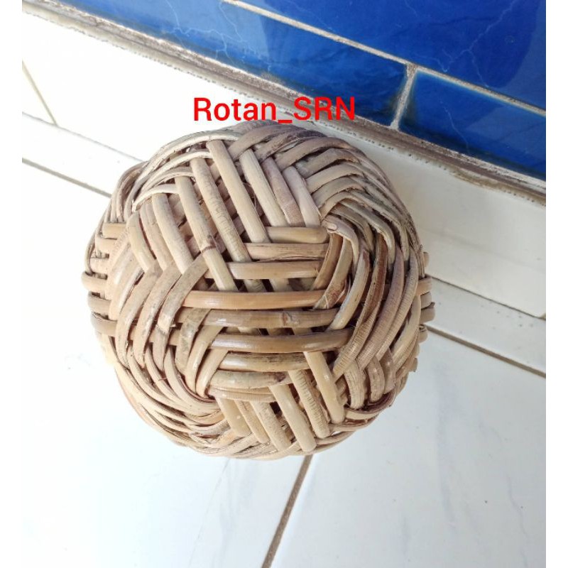 Bola Takraw Rotan Asli dan Murah (Buntet) Diameter 13 CM